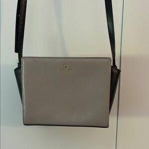 Kate Spade Modern Gray and Black Crossbody